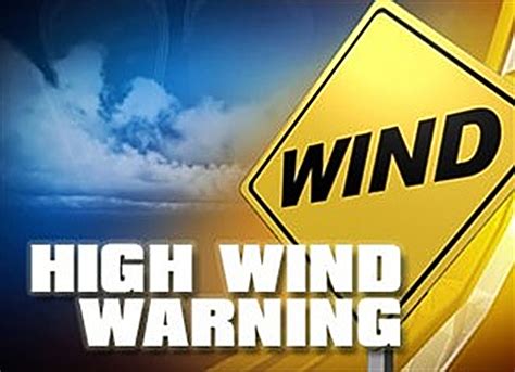 high wind warning california